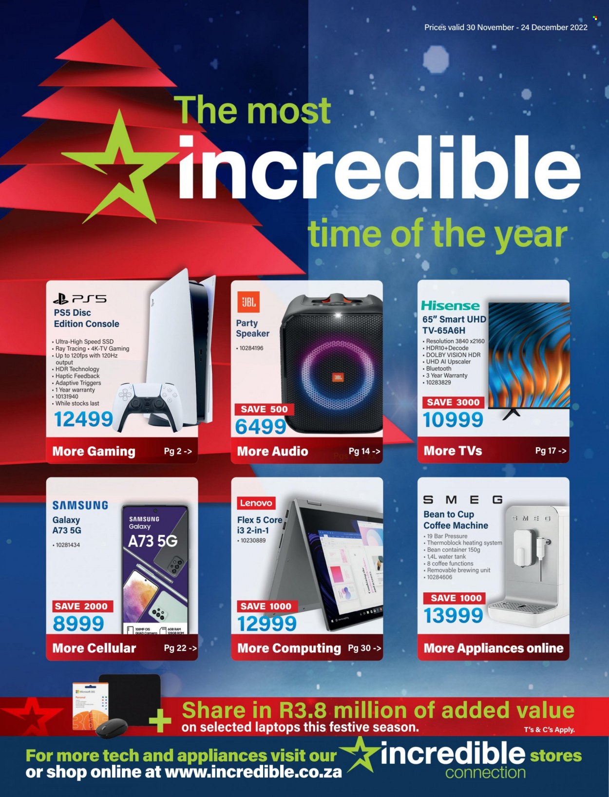 Incredible Connection specials - 30/11/2022 - 24/12/2022. Page 1