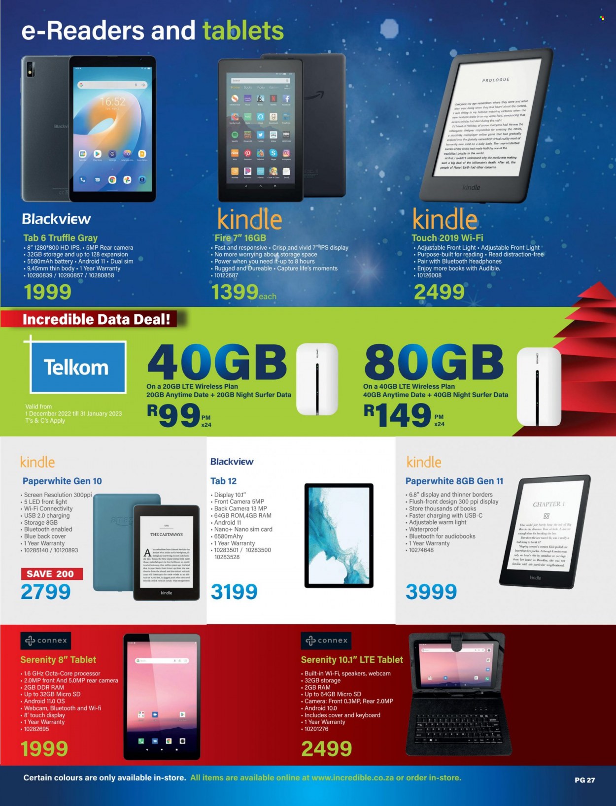 Incredible Connection specials - 30/11/2022 - 24/12/2022. Page 27