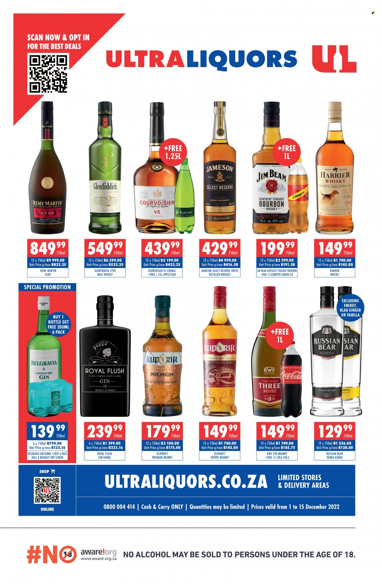 Ultra Liquors specials - 01/12/2022 - 15/12/2022. Page 1