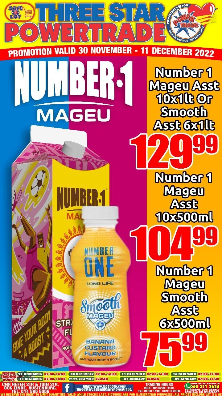 Three Star Cash and Carry specials - 30/11/2022 - 11/12/2022. Page 1