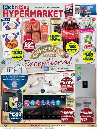 Pick n Pay Hypermarket catalogue  - 06/12/2022 - 11/12/2022.