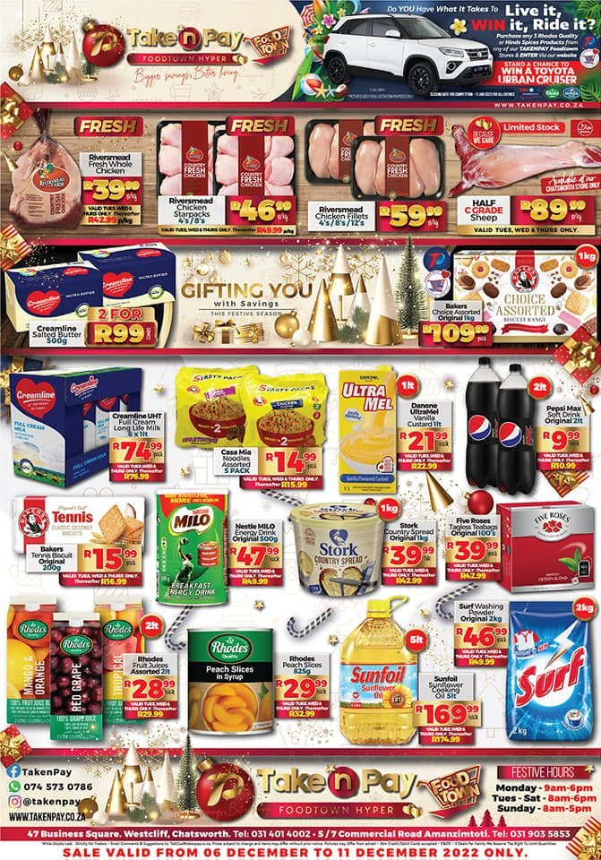 Take n Pay specials - 06/12/2022 - 11/12/2022. Page 1