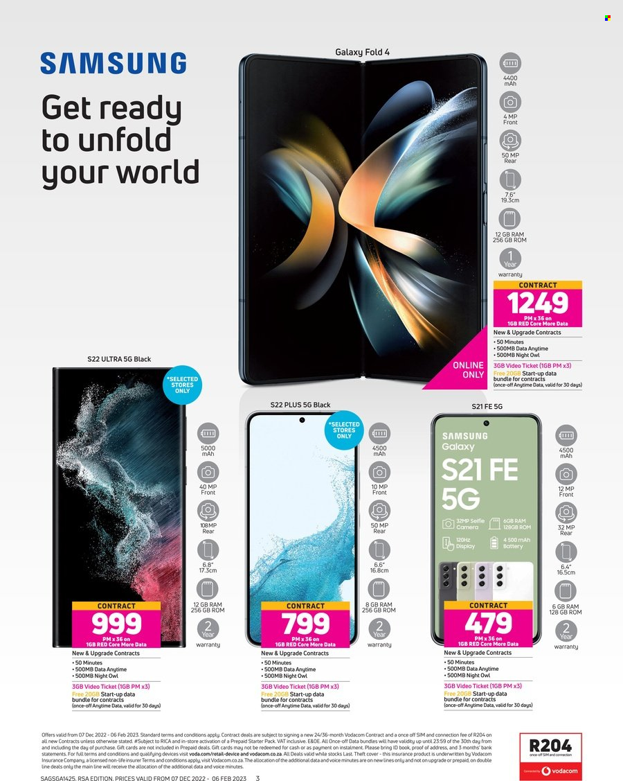 Game specials - 07/12/2022 - 06/02/2023. Page 3