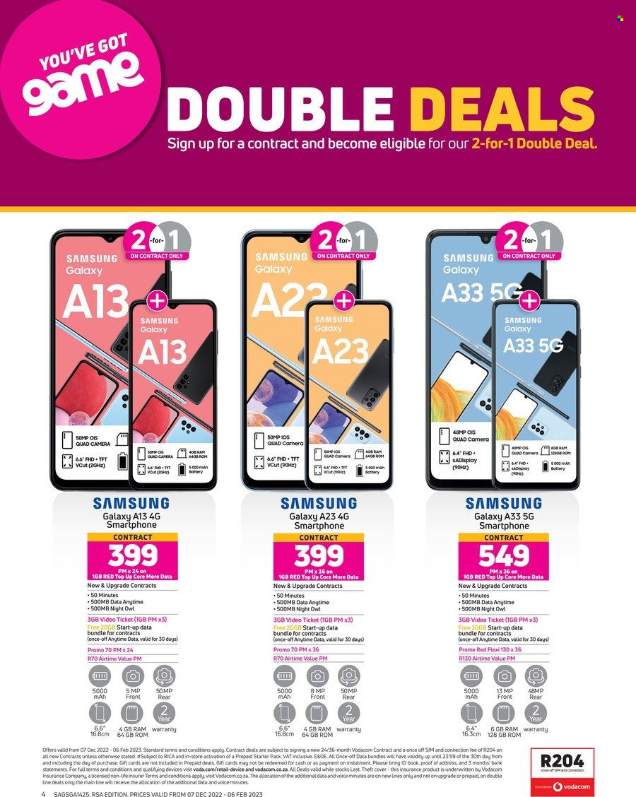Game specials - 07/12/2022 - 06/02/2023. Page 4