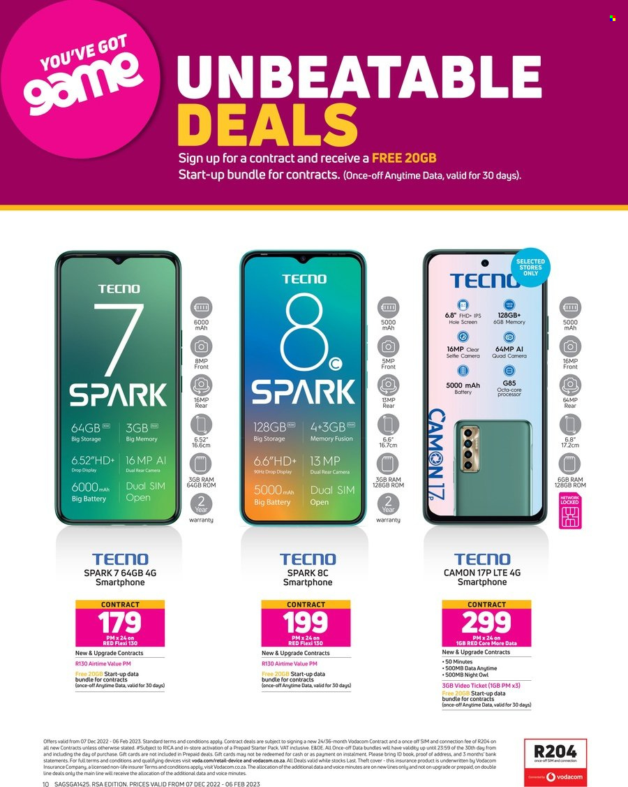 Game specials - 07/12/2022 - 06/02/2023. Page 10