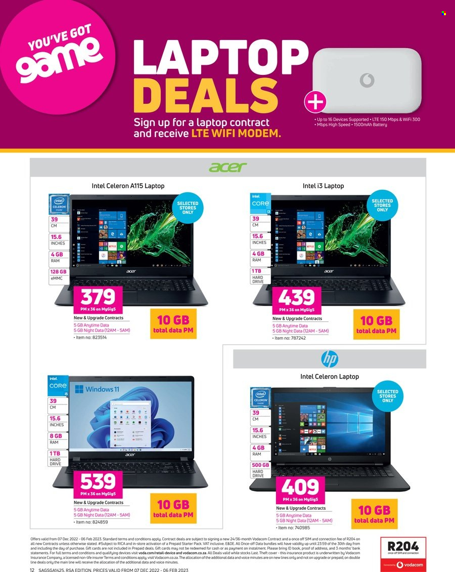 Game specials - 07/12/2022 - 06/02/2023. Page 12