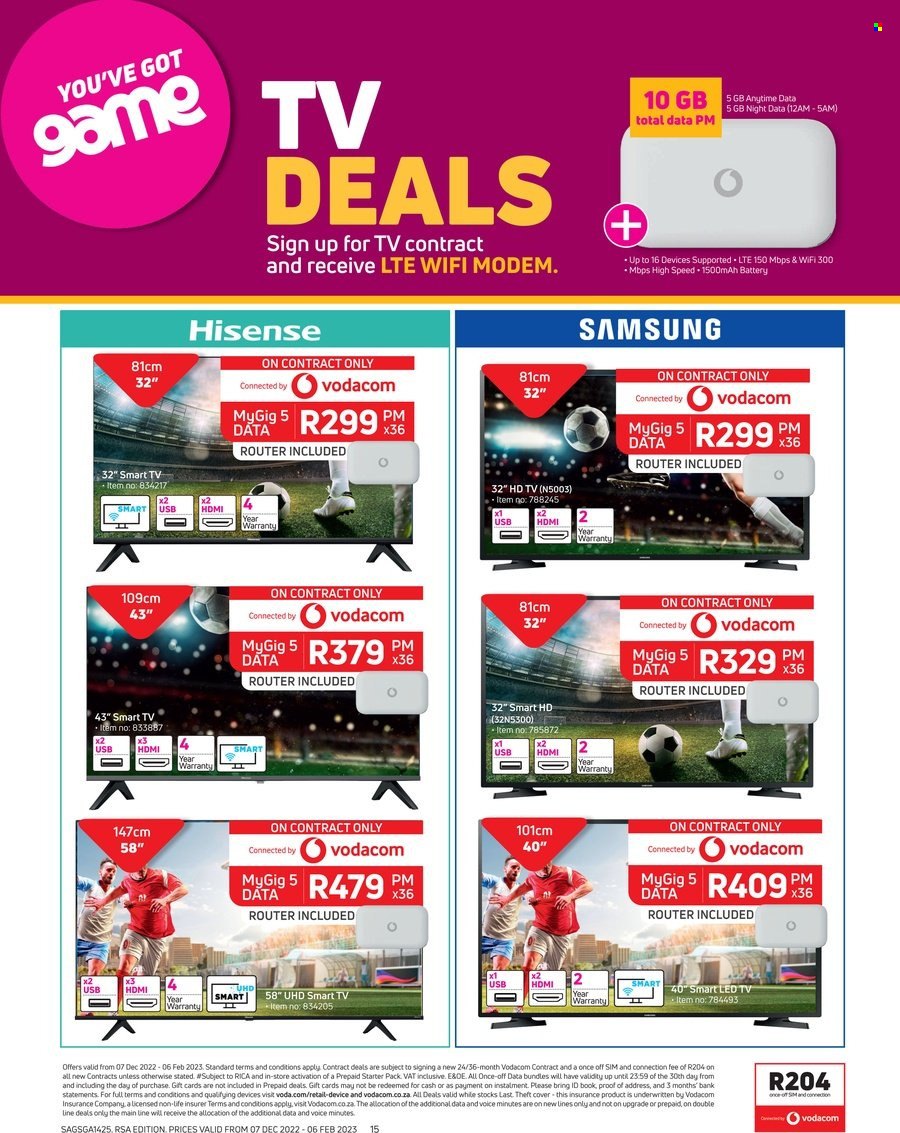 Game specials - 07/12/2022 - 06/02/2023. Page 15