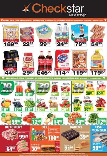 Checkstar catalogue  - 07/12/2022 - 11/12/2022.