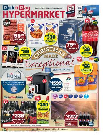 Pick n Pay Hypermarket catalogue  - 12/12/2022 - 14/12/2022.