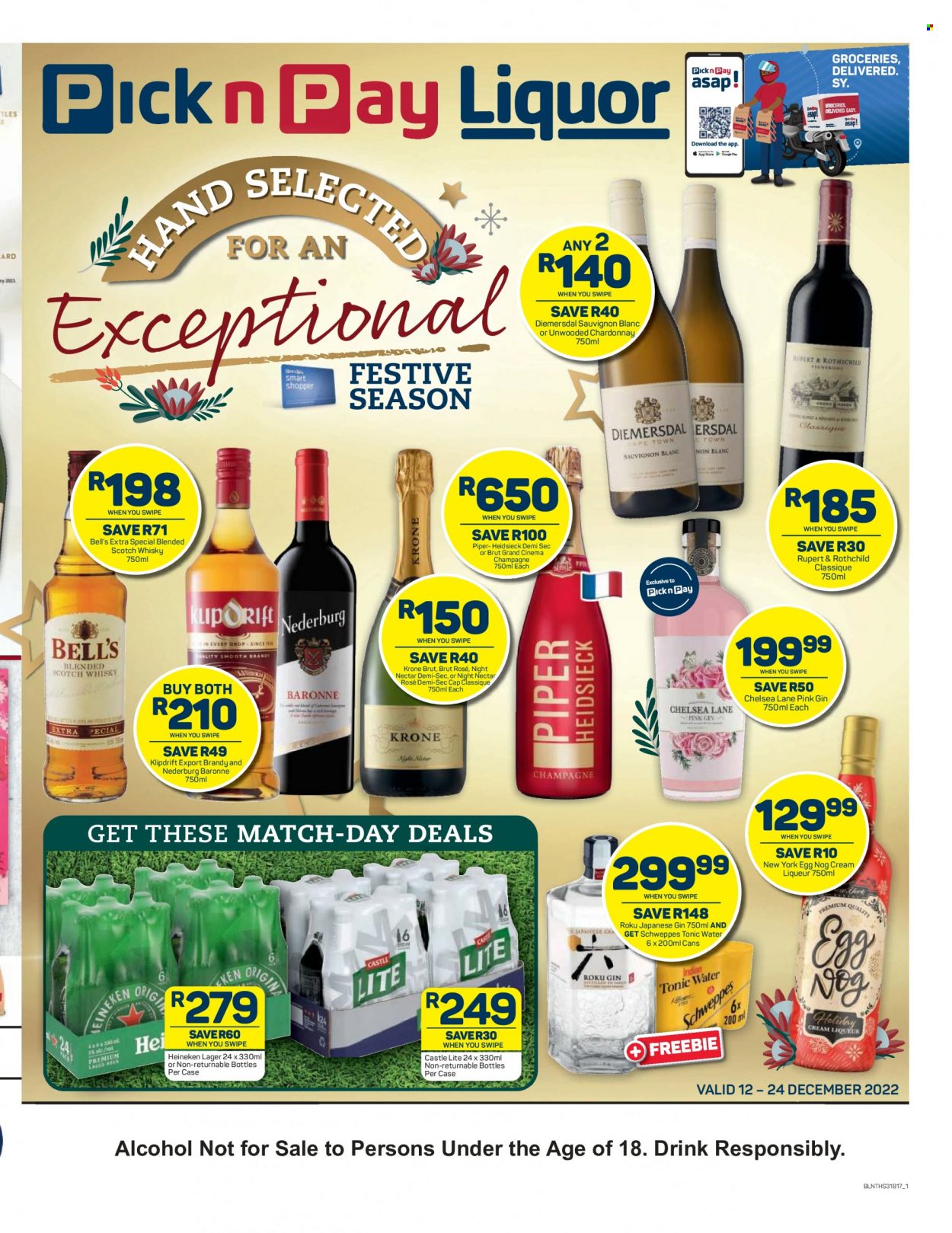 Pick n Pay Liquor specials - 12/12/2022 - 24/12/2022. Page 1