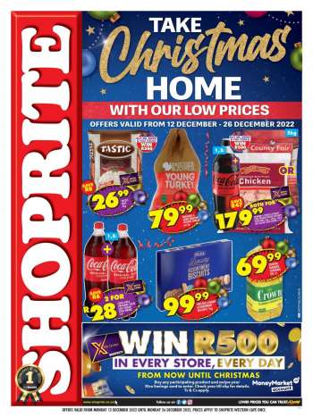 Shoprite catalogue  - 12/12/2022 - 26/12/2022.