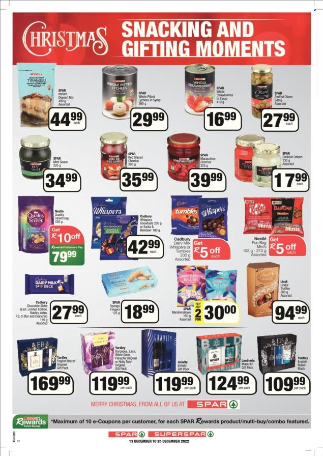 SPAR specials - 13/12/2022 - 25/12/2022. Page 12