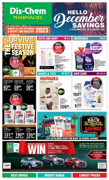 Dis-Chem catalogue  - 13/12/2022 - 08/01/2023.