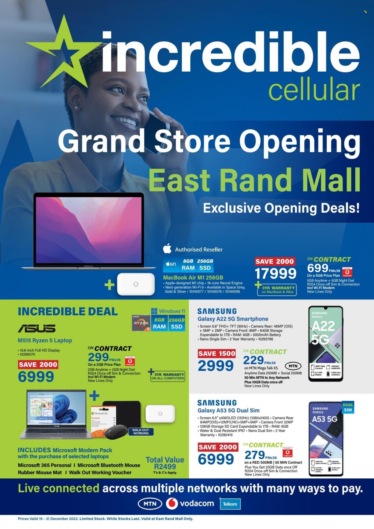 Incredible Connection specials - 15/12/2022 - 31/12/2022. Page 1