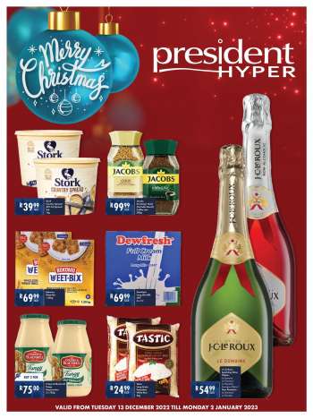 President Hyper catalogue  - 13/12/2022 - 02/01/2023.
