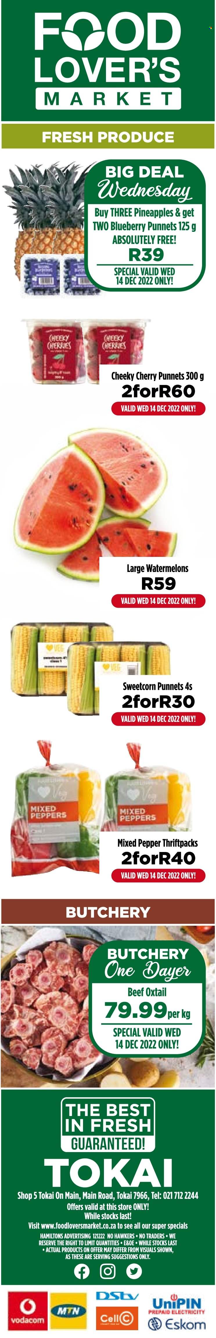 Food Lover's Market specials - 14/12/2022 - 14/12/2022. Page 1