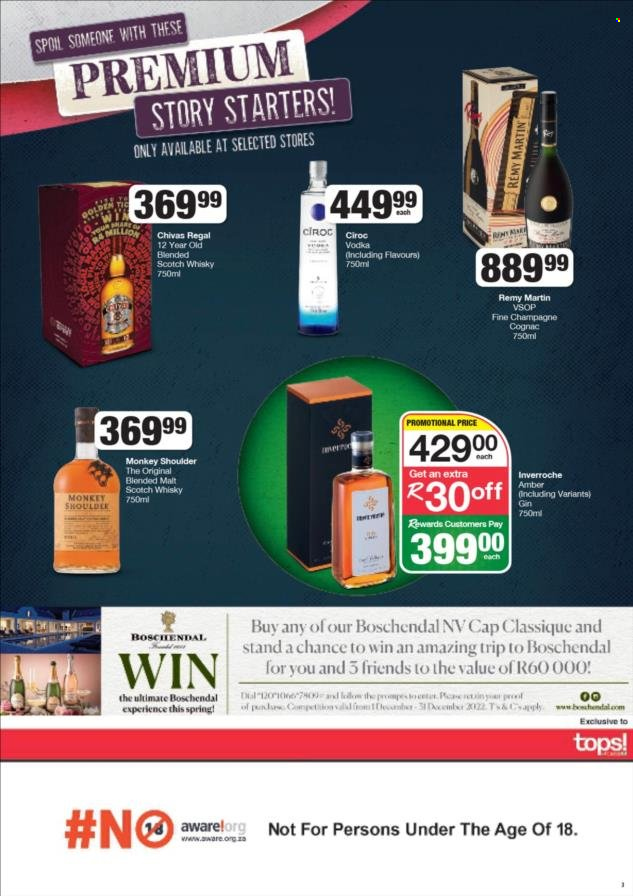 TOPS at SPAR specials - 13/12/2022 - 25/12/2022. Page 3