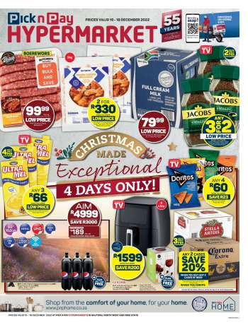 Pick n Pay Hypermarket catalogue  - 15/12/2022 - 18/12/2022.