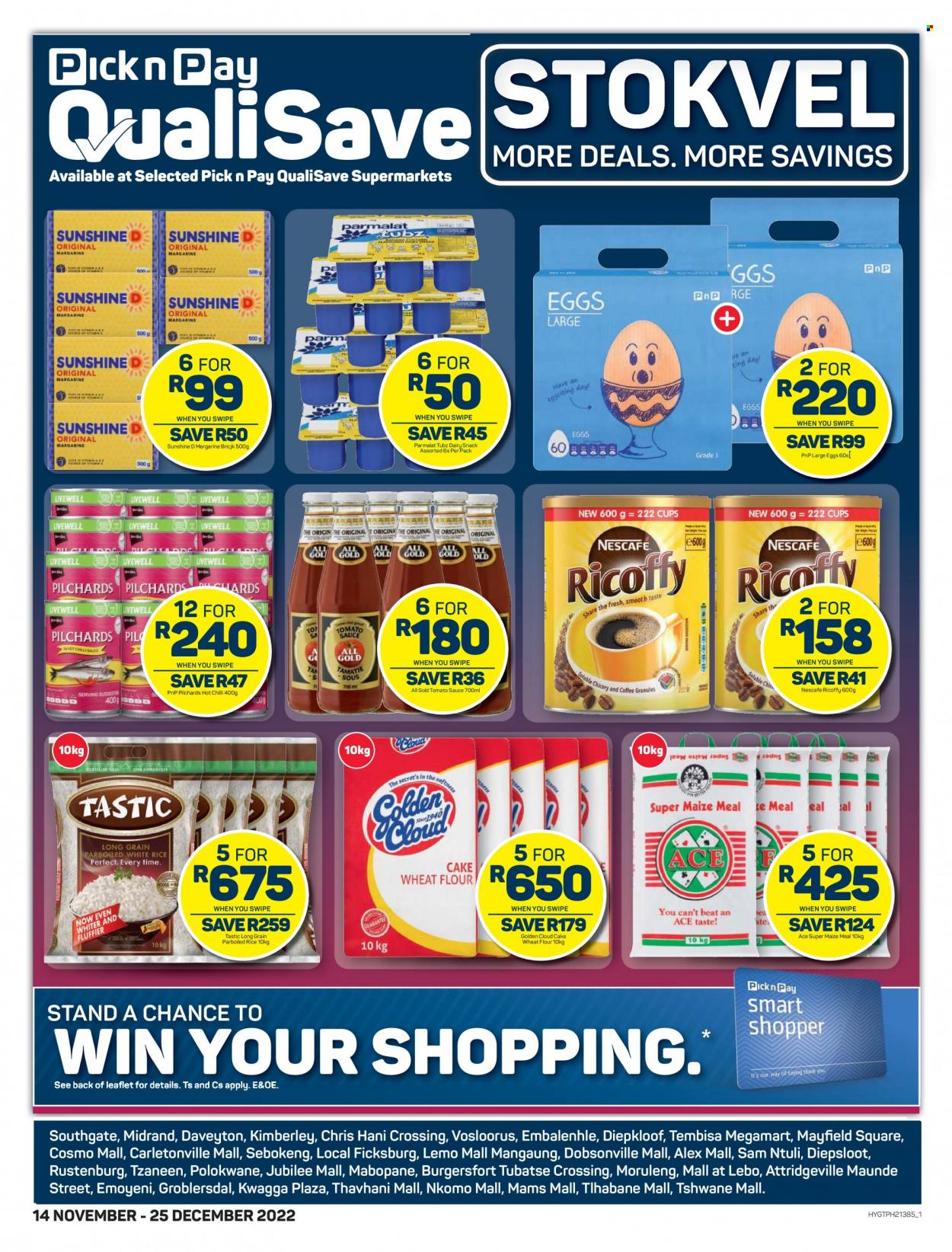 Pick n Pay QualiSave specials - 14/11/2022 - 25/12/2022. Page 1