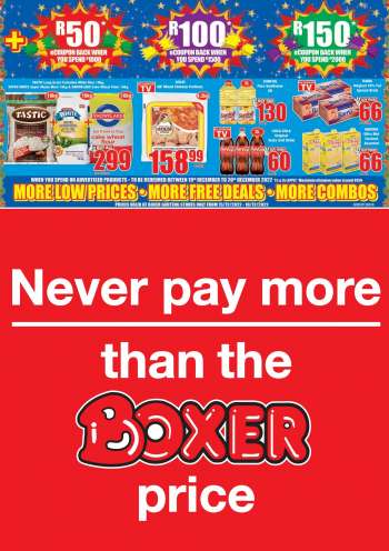 Boxer catalogue  - 15/12/2022 - 18/12/2022.