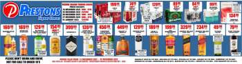 Prestons Liquor Stores catalogue  - 15/12/2022 - 22/12/2022.
