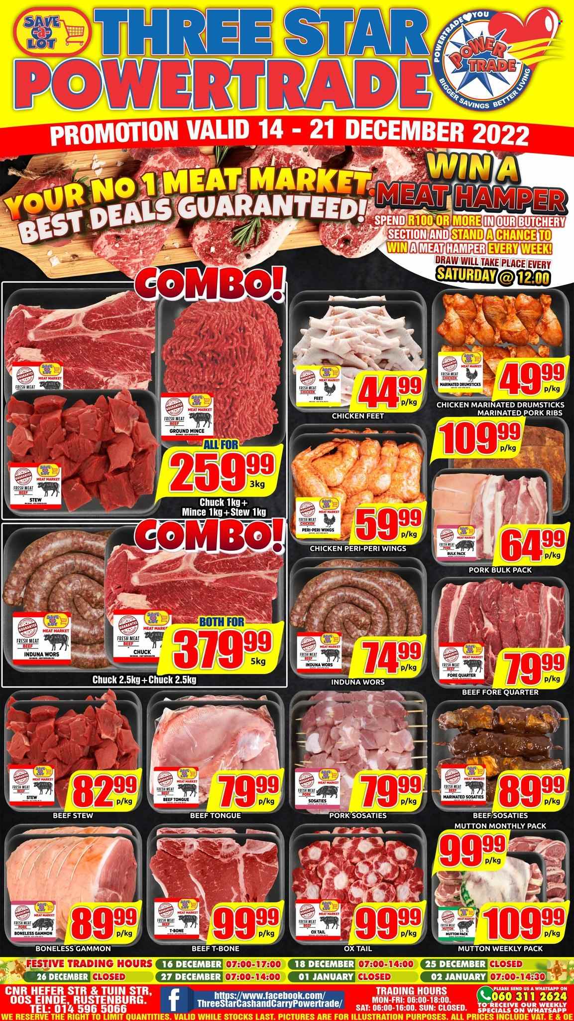 Three Star Cash and Carry specials - 14/12/2022 - 21/12/2022. Page 1
