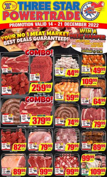 Three Star Cash and Carry catalogue  - 14/12/2022 - 21/12/2022.