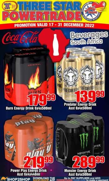 Three Star Cash and Carry catalogue  - 17/12/2022 - 31/12/2022.