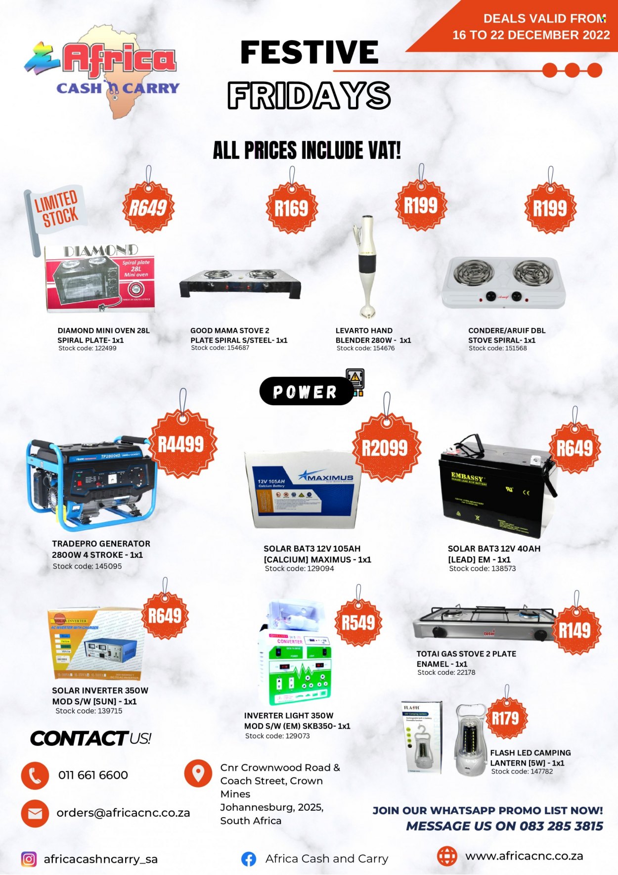 Africa Cash & Carry specials - 16/12/2022 - 22/12/2022. Page 2