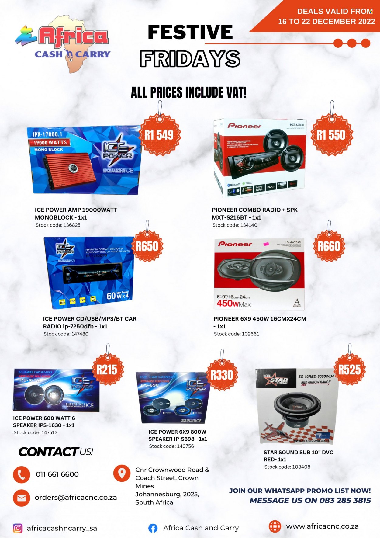 Africa Cash & Carry specials - 16/12/2022 - 22/12/2022. Page 3