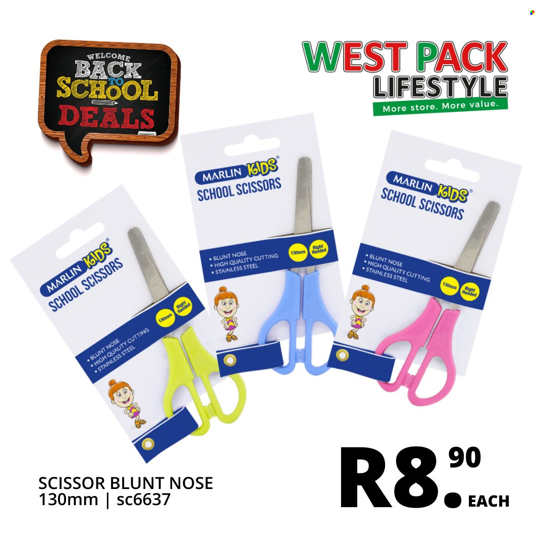 West Pack Lifestyle specials. Page 1