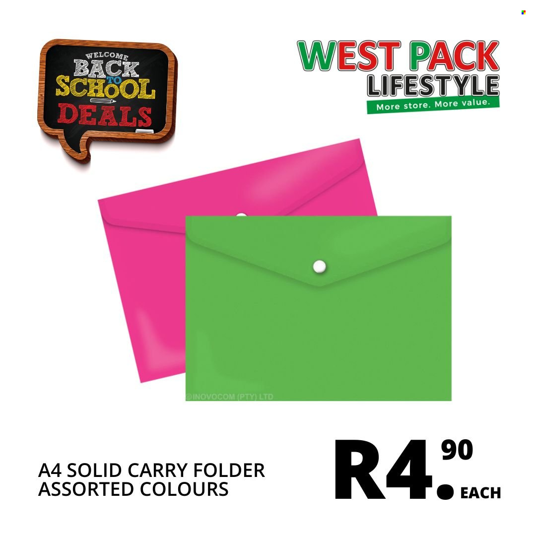 West Pack Lifestyle specials. Page 5