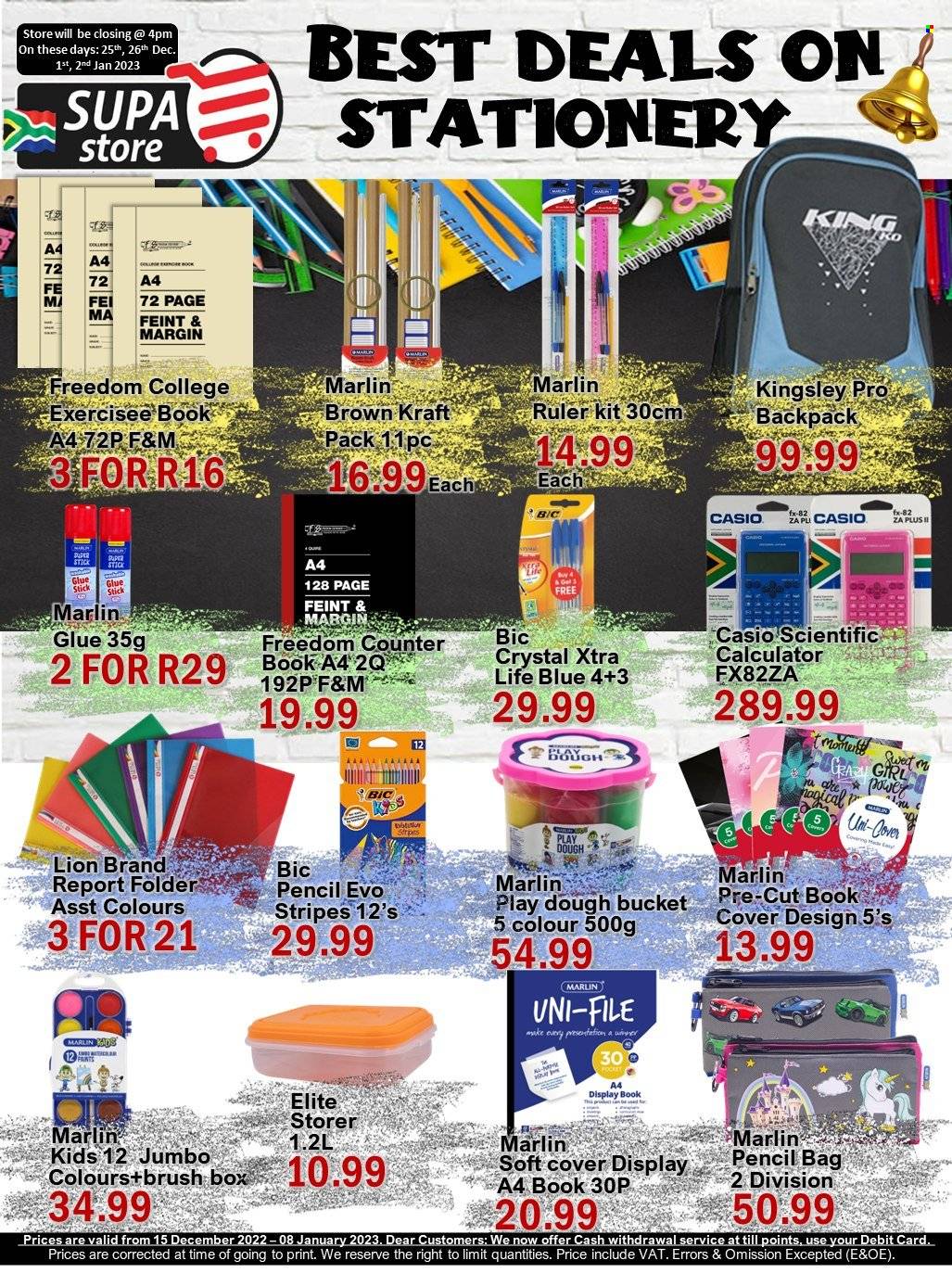 Supa Store specials - 15/12/2022 - 08/01/2023. Page 1