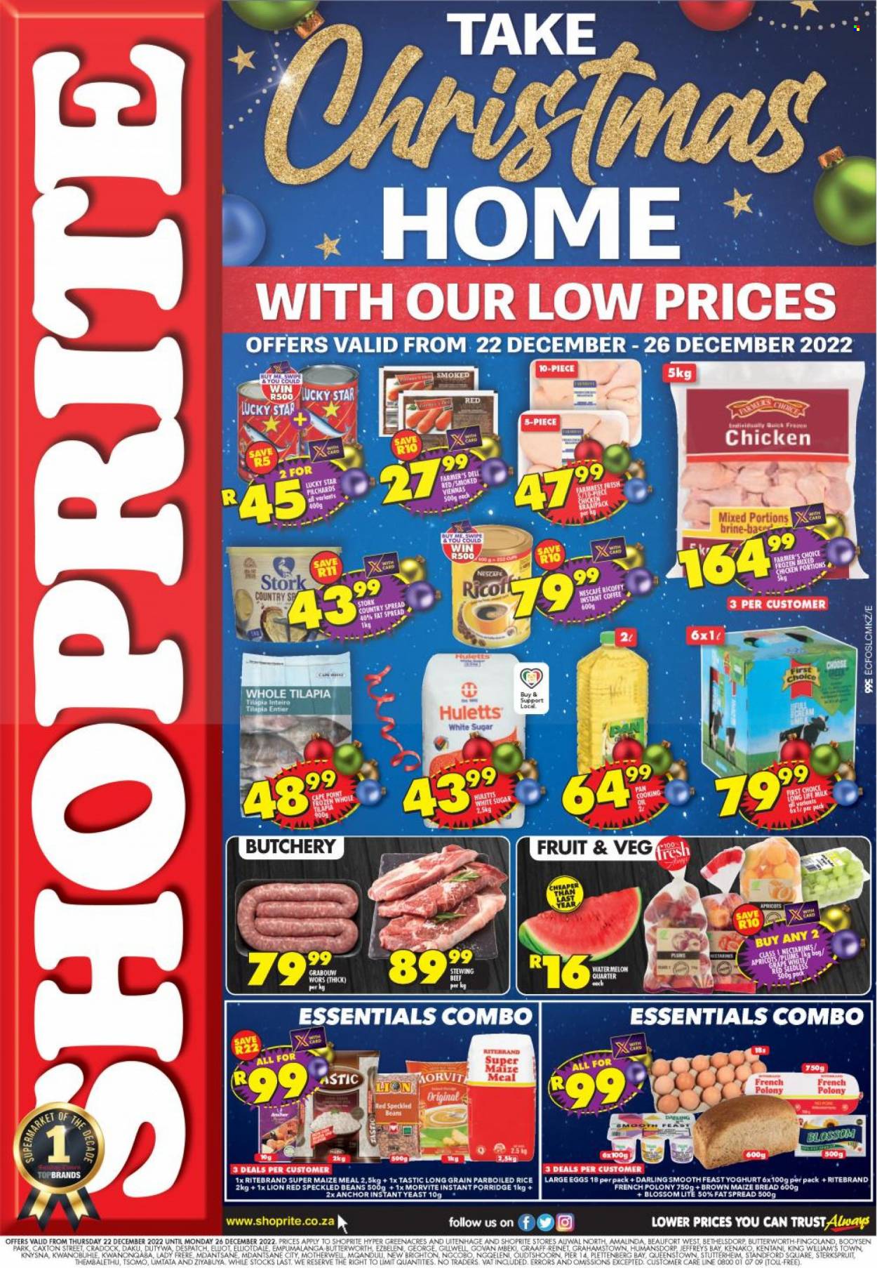 Shoprite specials - 22/12/2022 - 26/12/2022. Page 1