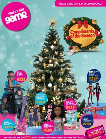 Game catalogue  - 24/12/2022 - 31/12/2022.