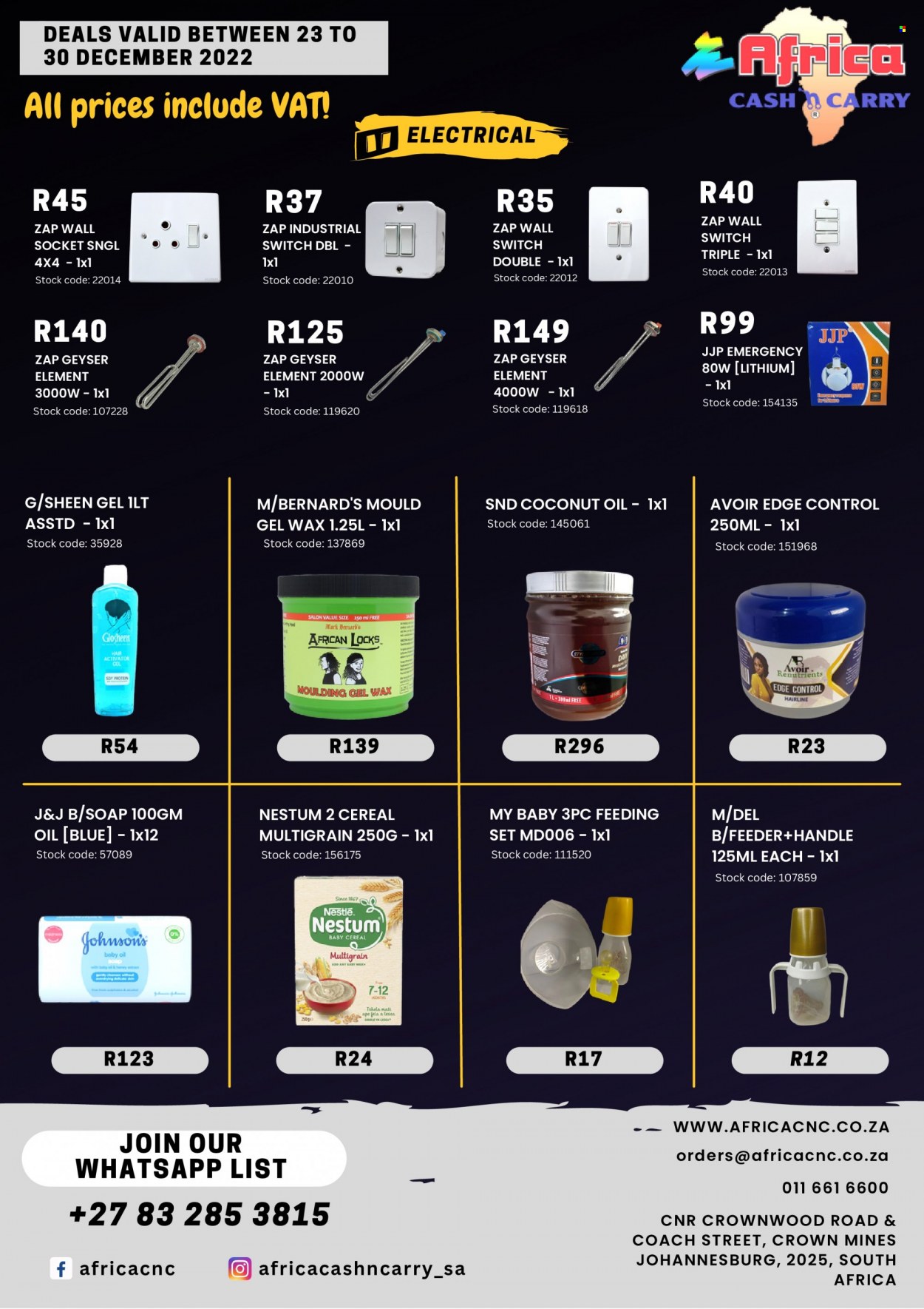 Africa Cash & Carry specials - 23/12/2022 - 30/12/2022. Page 2