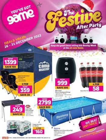 Game catalogue  - 26/12/2022 - 31/12/2022.