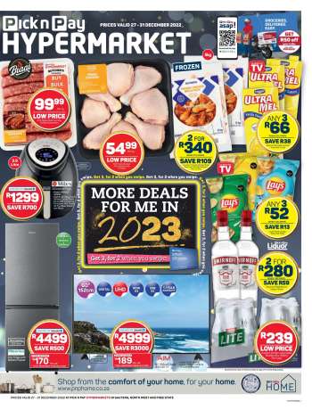 Pick n Pay Hypermarket catalogue  - 27/12/2022 - 31/12/2022.