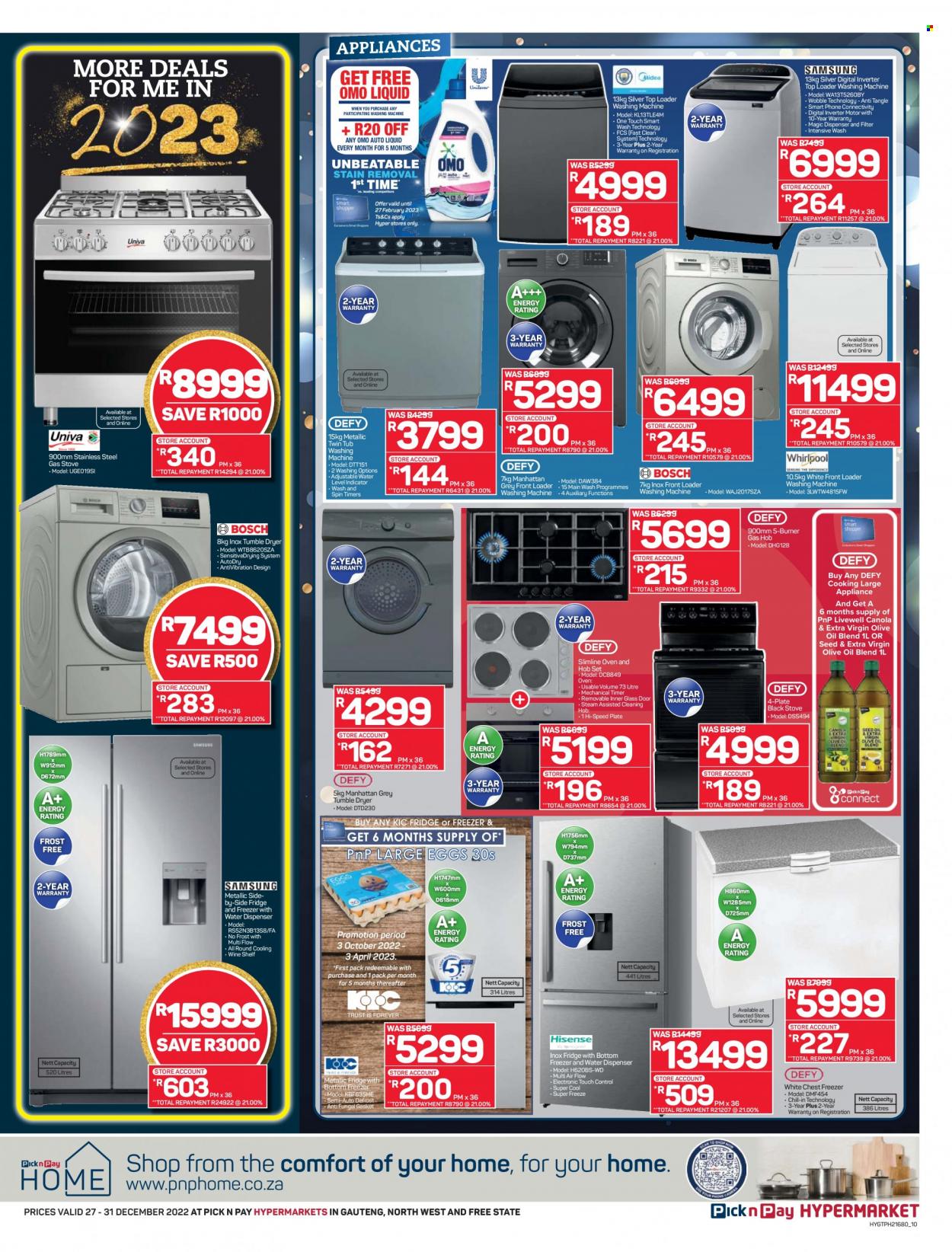 Pick n Pay Hypermarket specials - 27/12/2022 - 31/12/2022. Page 10