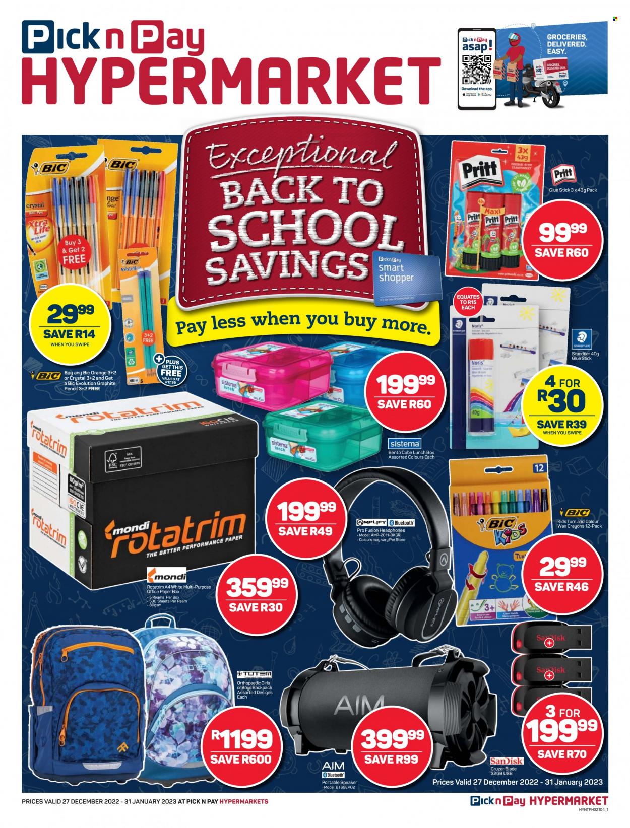 Pick n Pay Hypermarket specials - 27/12/2022 - 31/01/2023. Page 1