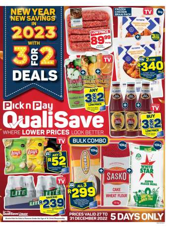Pick n Pay QualiSave catalogue  - 27/12/2022 - 31/12/2022.