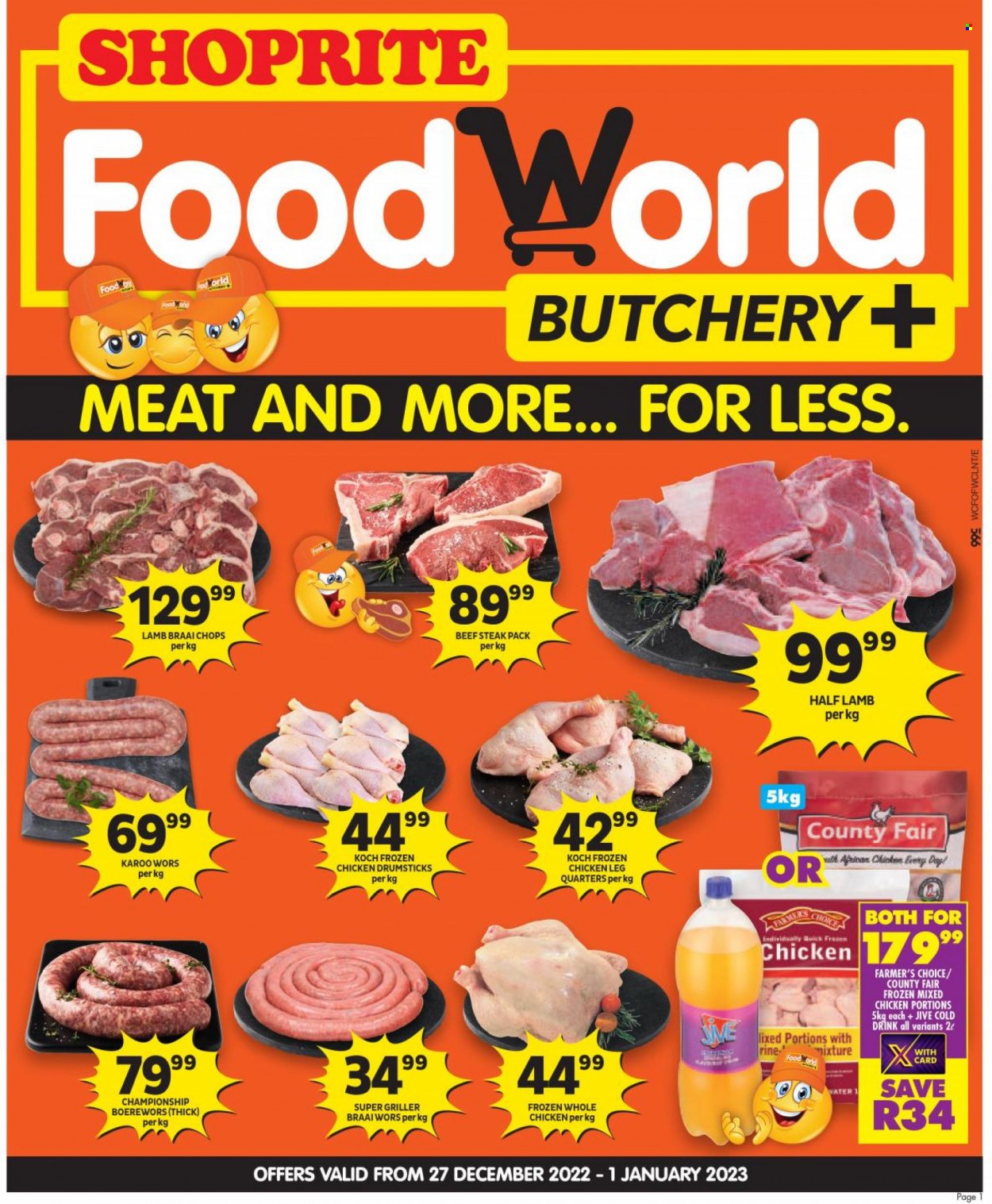 Shoprite specials - 27/12/2022 - 01/01/2023. Page 1
