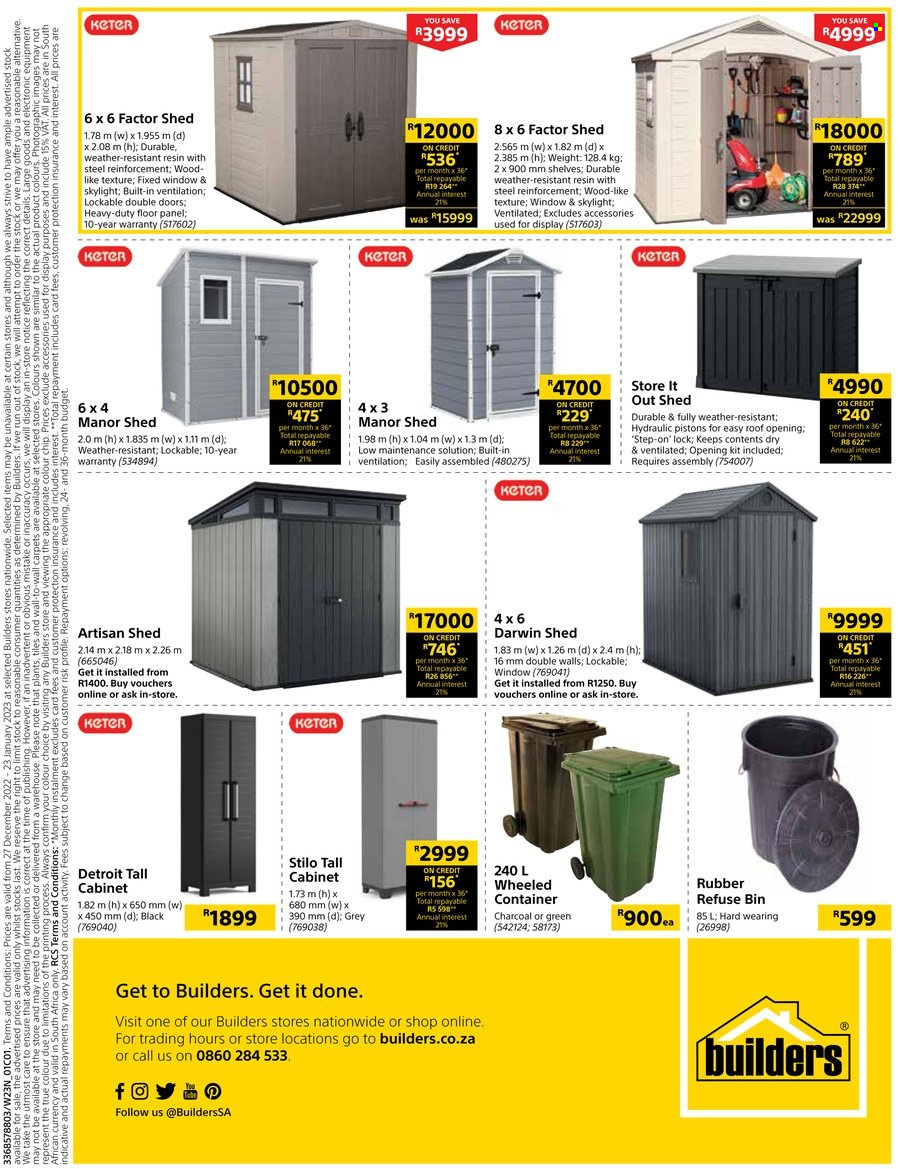 Builders specials - 27/12/2022 - 23/01/2023. Page 16