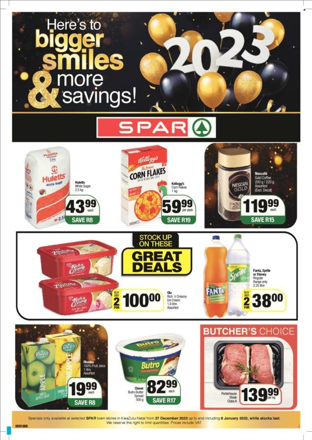 SPAR specials - 27/12/2022 - 08/01/2023. Page 1