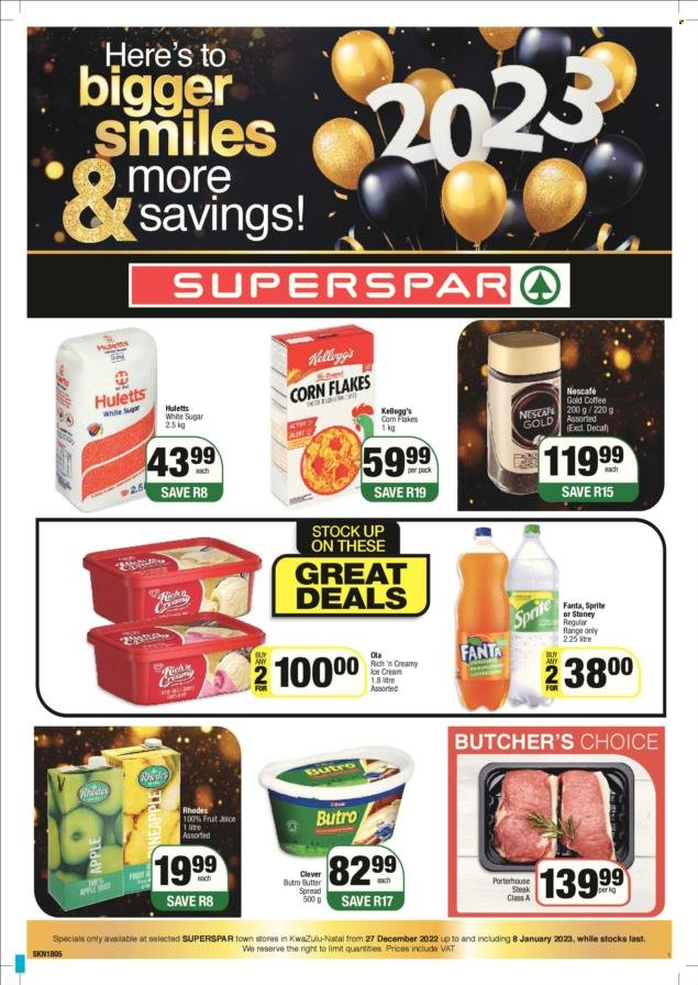 SPAR specials - 27/12/2022 - 08/01/2023. Page 1
