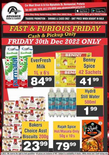 Advance Cash & Carry catalogue  - 30/12/2022 - 30/12/2022.