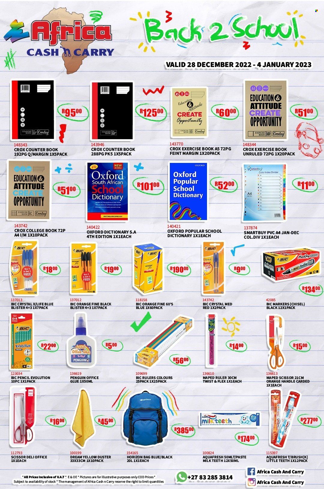 Africa Cash & Carry specials - 28/12/2022 - 04/01/2023. Page 1