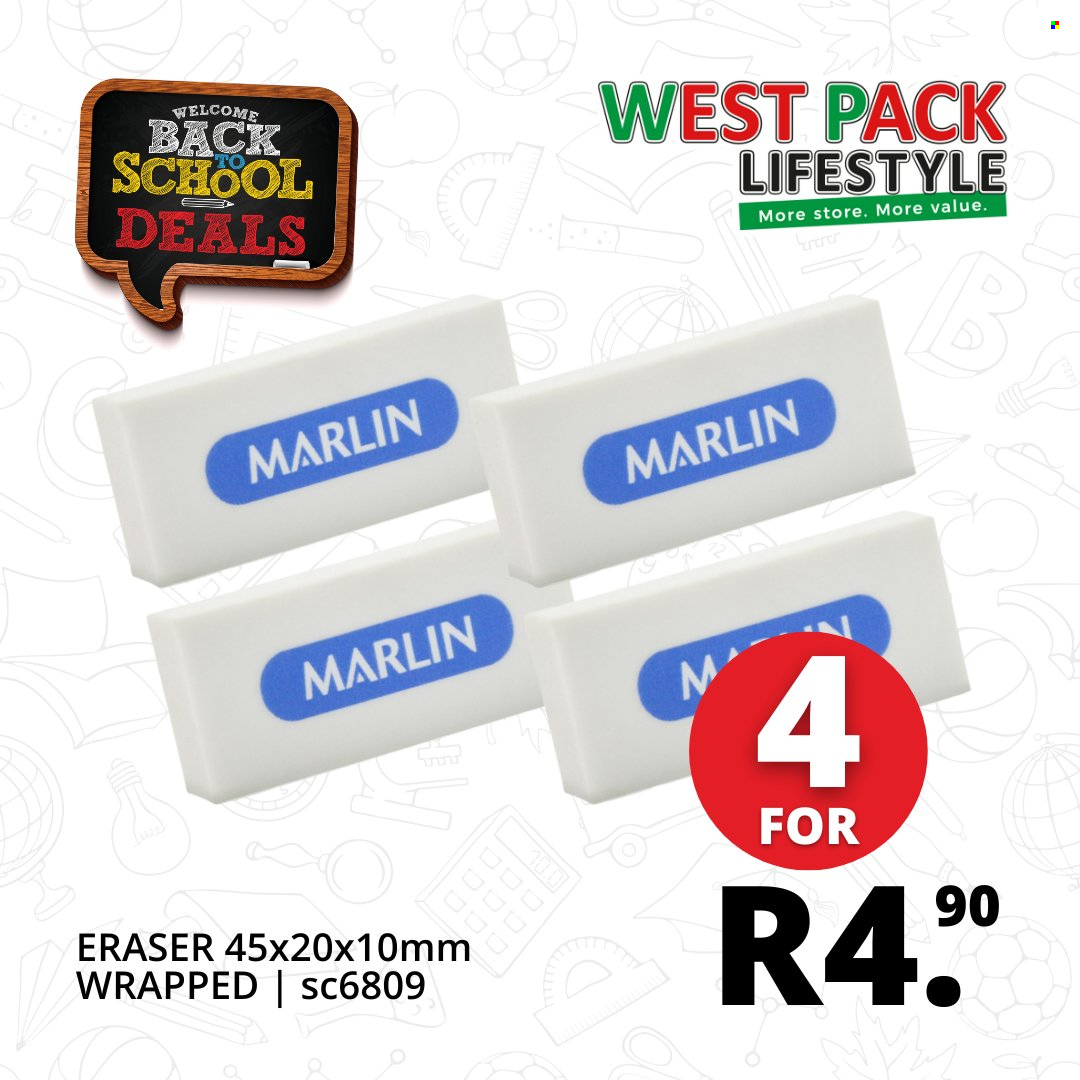 West Pack Lifestyle specials. Page 1
