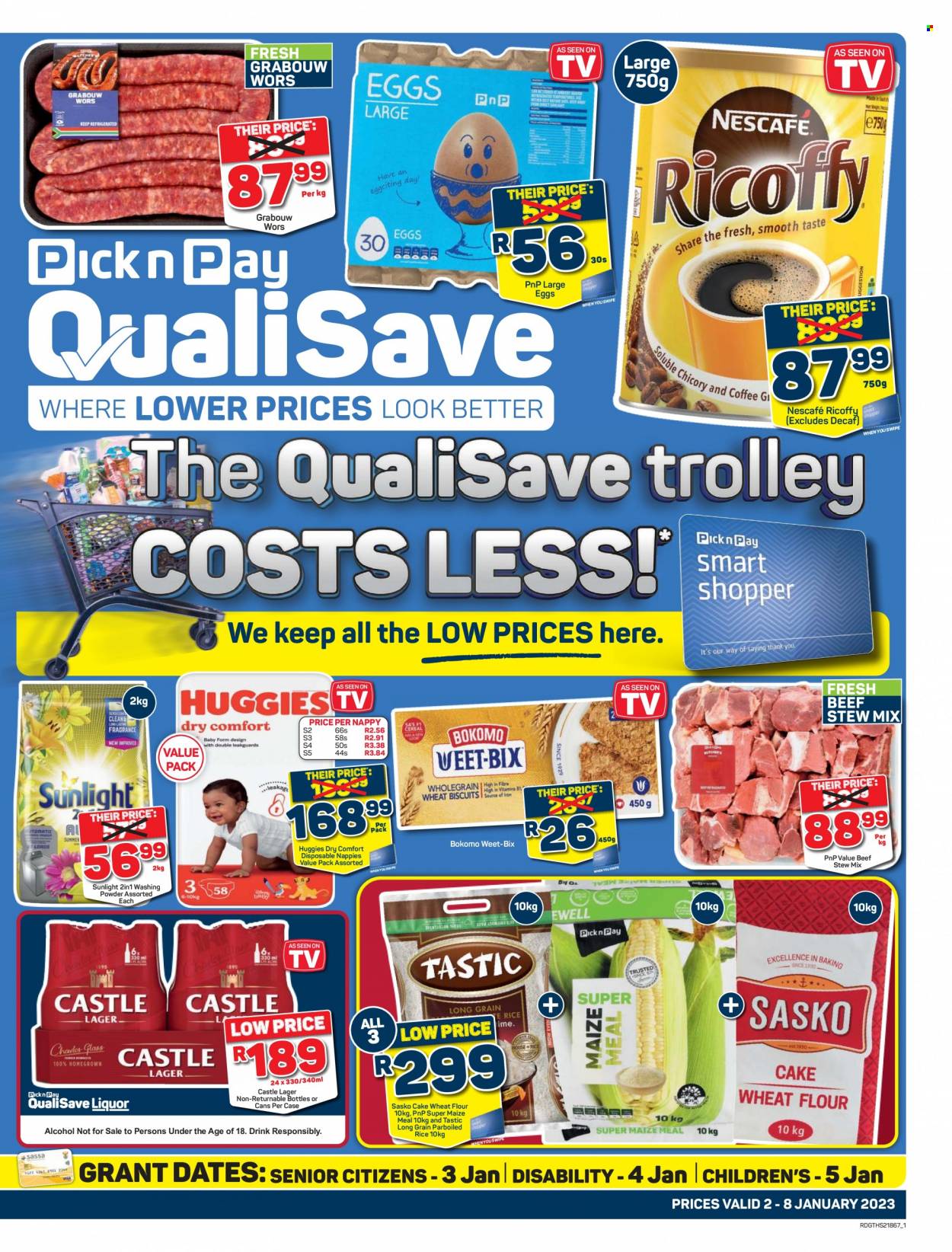 Pick n Pay QualiSave specials - 02/01/2023 - 08/01/2023. Page 1