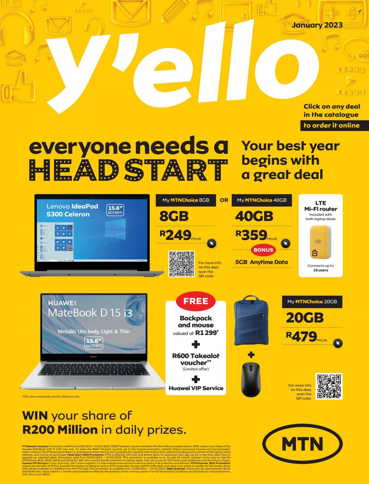MTN specials - 01/01/2023 - 31/01/2023. Page 1